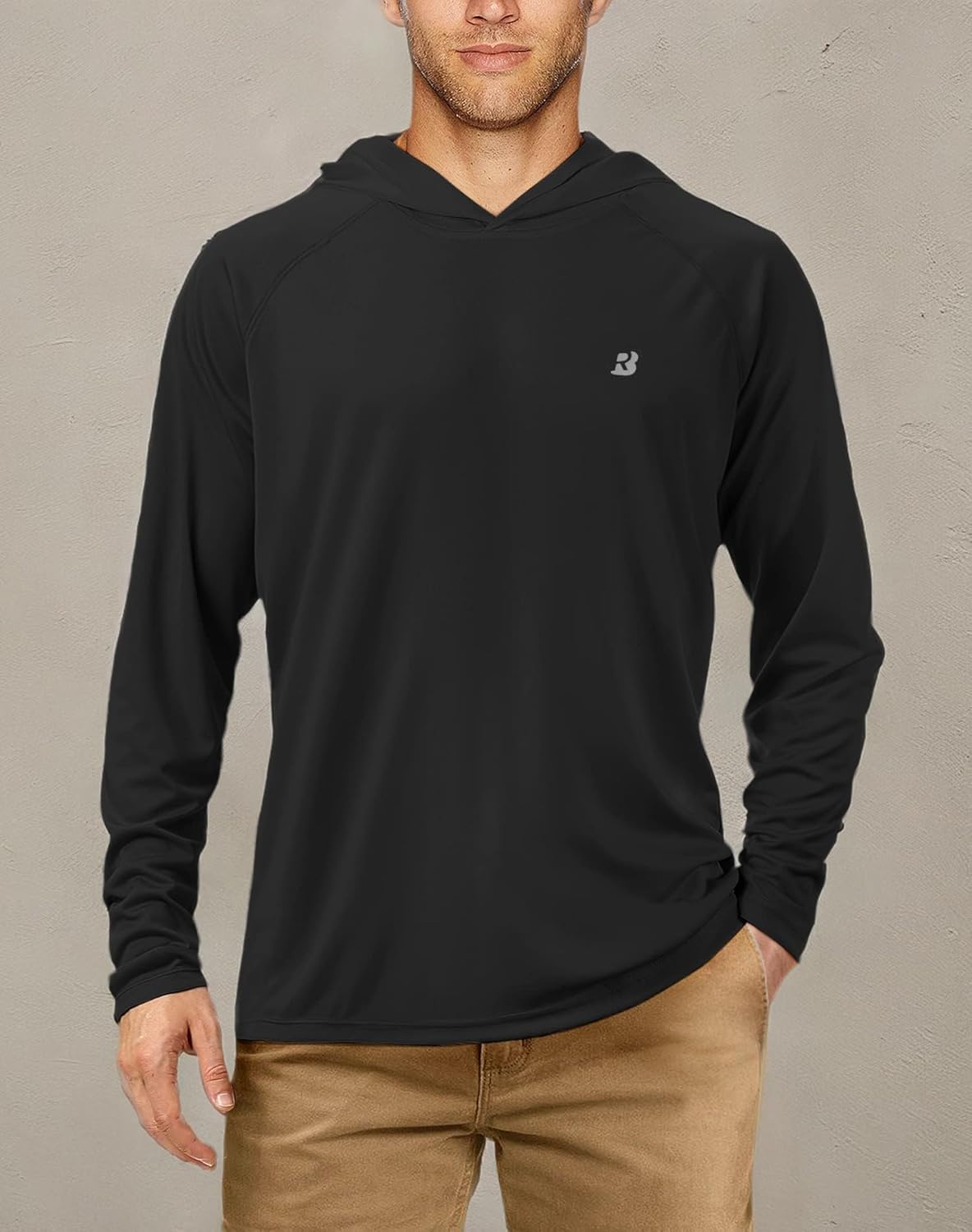 Roadbox Fishing Shirt for Men - UPF 50+ Long Sleeve UV Sun Protection Hoodie | Perfect for Outdoor Activities