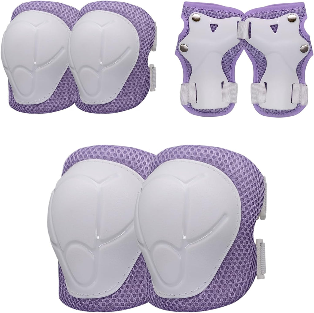 Skiennix Knee Pads Set for Kids - Protective Gear for Ages 3-10 with Elbow Pads & Wrist Guards | Ideal for Skating, Cycling, and Rollerblading