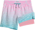 Maamgic Men's Swim Trunks - 2 in 1 7-Inch Swim Shorts for Comfort & Style