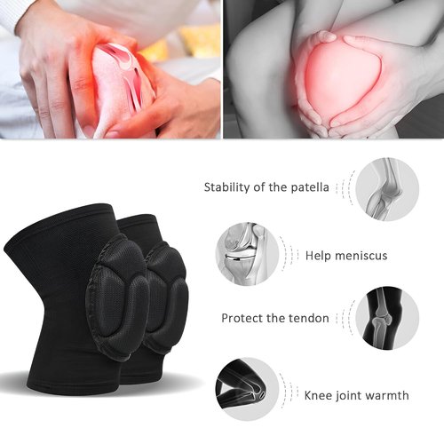 JacobsParts Protective Knee Pads - Anti-Collision Sleeves for Sports & Construction | Unisex Design