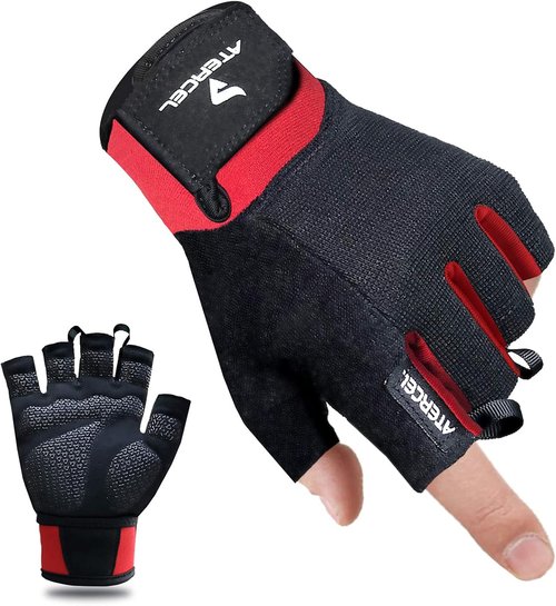 ATERCEL Workout Gloves - Breathable Exercise Gloves for Weight Lifting & Cycling | Unisex Fit