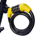 5 Digit Combination Bike Lock cabie,12mmn Heay Duty and Theft Blcycde Lock with Mounting Bracke, Resetable Security cabie Lodk, Weatherproo Zinc Ally Crinder for Bikes, Scooter Motorcycle