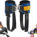 ELEAMY Ankle Straps for Dumbbells - Durable Foot Attachments for Weight Lifting & Leg Extensions