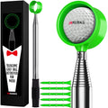 ONHAWKS Golf Ball Retriever for Water,Telescopic 12Ft/9Ft Stainless Steel Shaft Two-Sided Easy Pick Up Balls,Unbreakable Head Retriever Tool Golf Accessories Golf Gift for Men