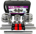 Skiennix Adjustable Dumbbell Set - Versatile 44lb/66lb/110lb for Home Gym Workouts | Includes Carrying Bag