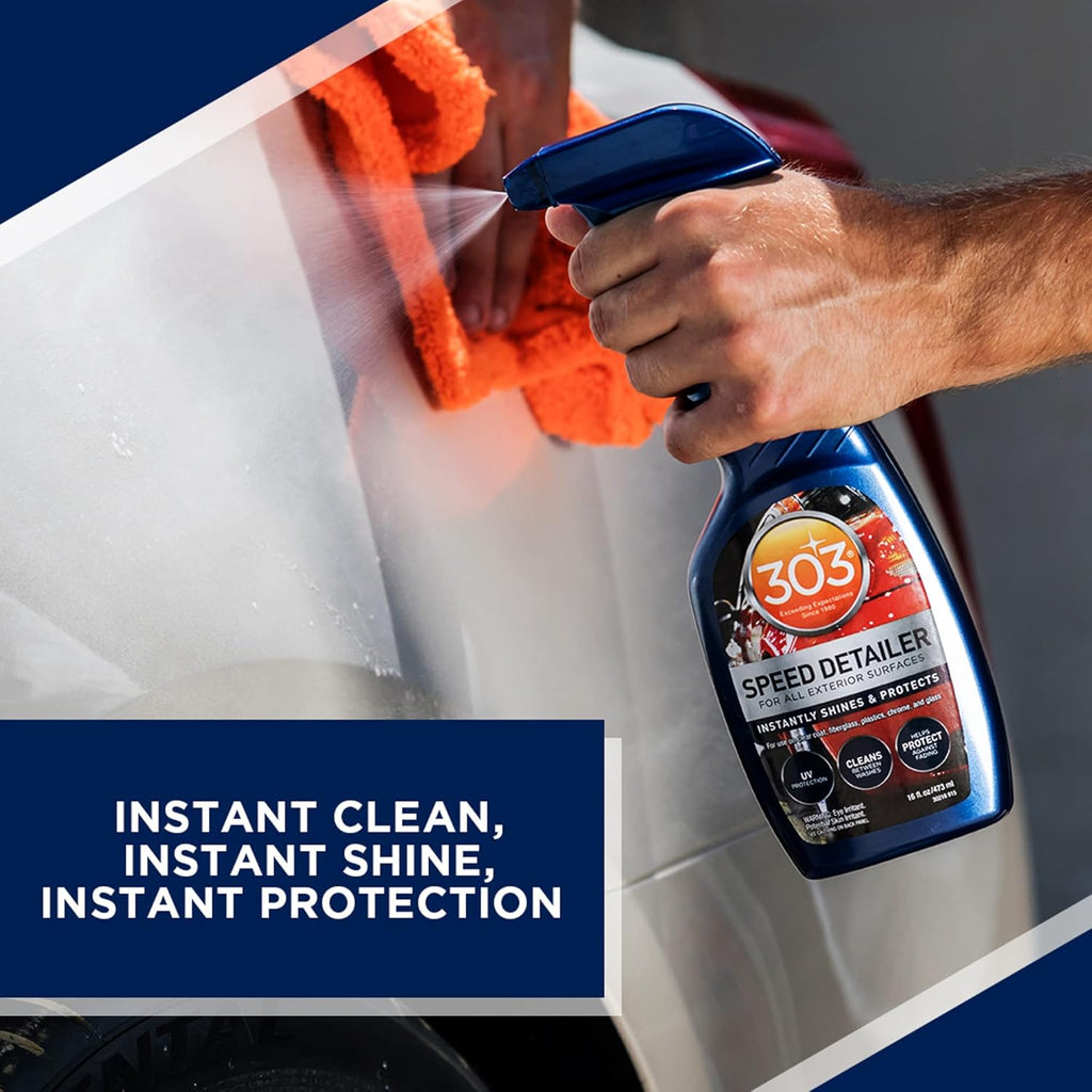 303 Products Speed Detailer - Instantly Shine & Protect Automotive Surfaces - UV Protection, 16 fl. oz.