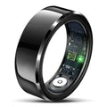 PJIVE Smart Ring for Women,Fitness & Activity Tracker with Blood Pressure/Heart Rate Monitor, Sleep Tracker, Step Counter, IP68 Waterproof Ring for iOS&Android,Fast Charge,No Subscription (Gray,Size9