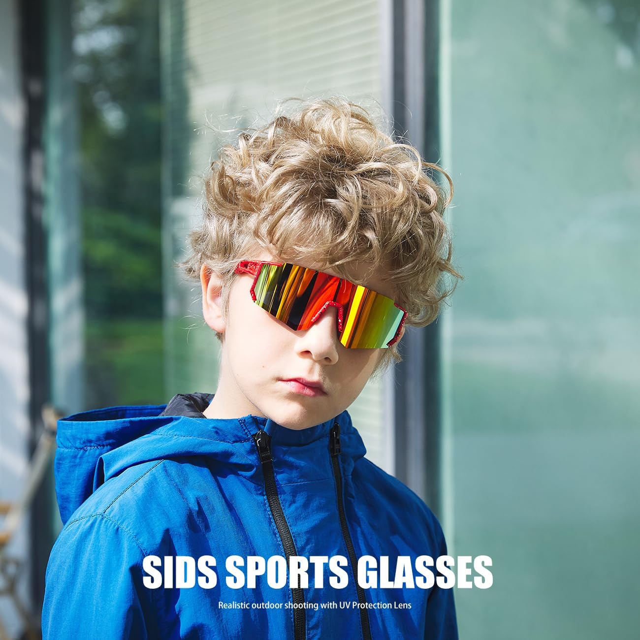 Skiennix Kids Sunglasses - UV Protection Youth Baseball & Softball Glasses for Boys & Girls