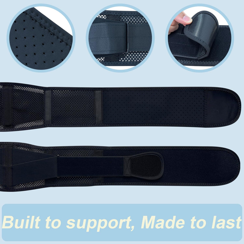 Regine Switzerland Lightweight Back Brace - Breathable Support for Lower Back Pain Relief | Adjustable Lumbar Belt for All-Day Comfort