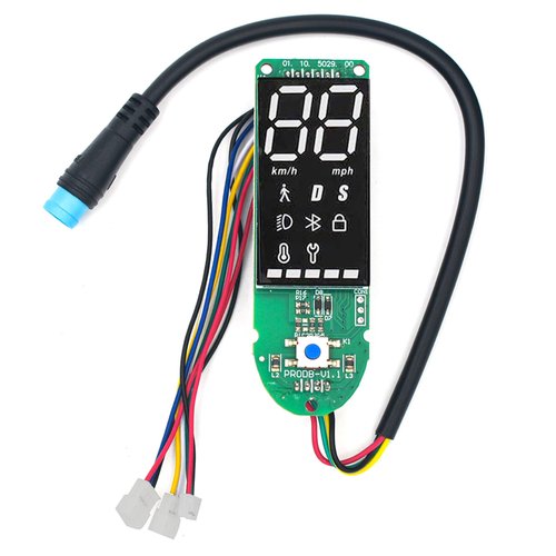 GEARLINTON Dashboard with Cover Assembly for M365 / M365 Pro/Pro 2 Electric Scooter, Circuit Board Replacement for Electric Scooter Parts Accessories (M365 Dashboard-R)