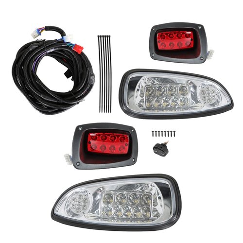 WFLNHB All LED Light Kit Replacement for EZGO RXV Golf Cart Deluxe Street Legal 2016+