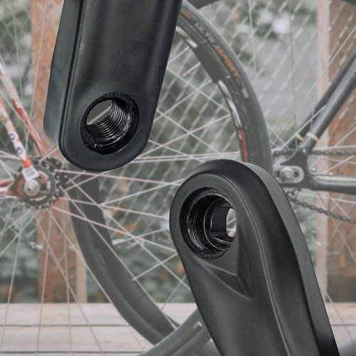 Bestookits Left Bike Crank Arm 170mm Bicycle Crank Arm for Electric Bicycle Folding Bicycle Hybrid Mountain Bicycle Road Bike (Left Diamond Hole Only, Style 3)