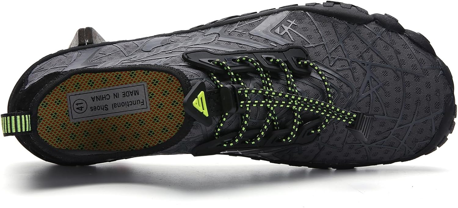 UBFEN Water Shoes - Quick Dry Aqua Swim Shoes for Men & Women | Ideal for Beach, Boating & Diving