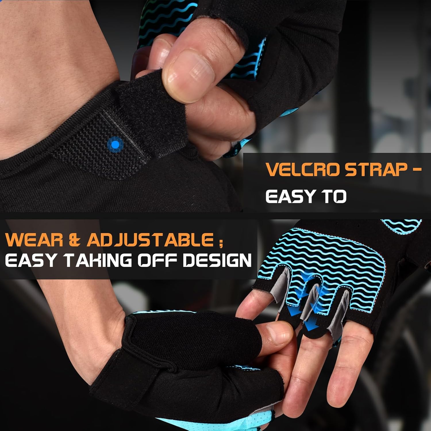 Skiennix Workout Gloves for Women - Breathable Fingerless Weight Lifting Gloves with Non-Slip Silicone Padding | Available in 4 Sizes