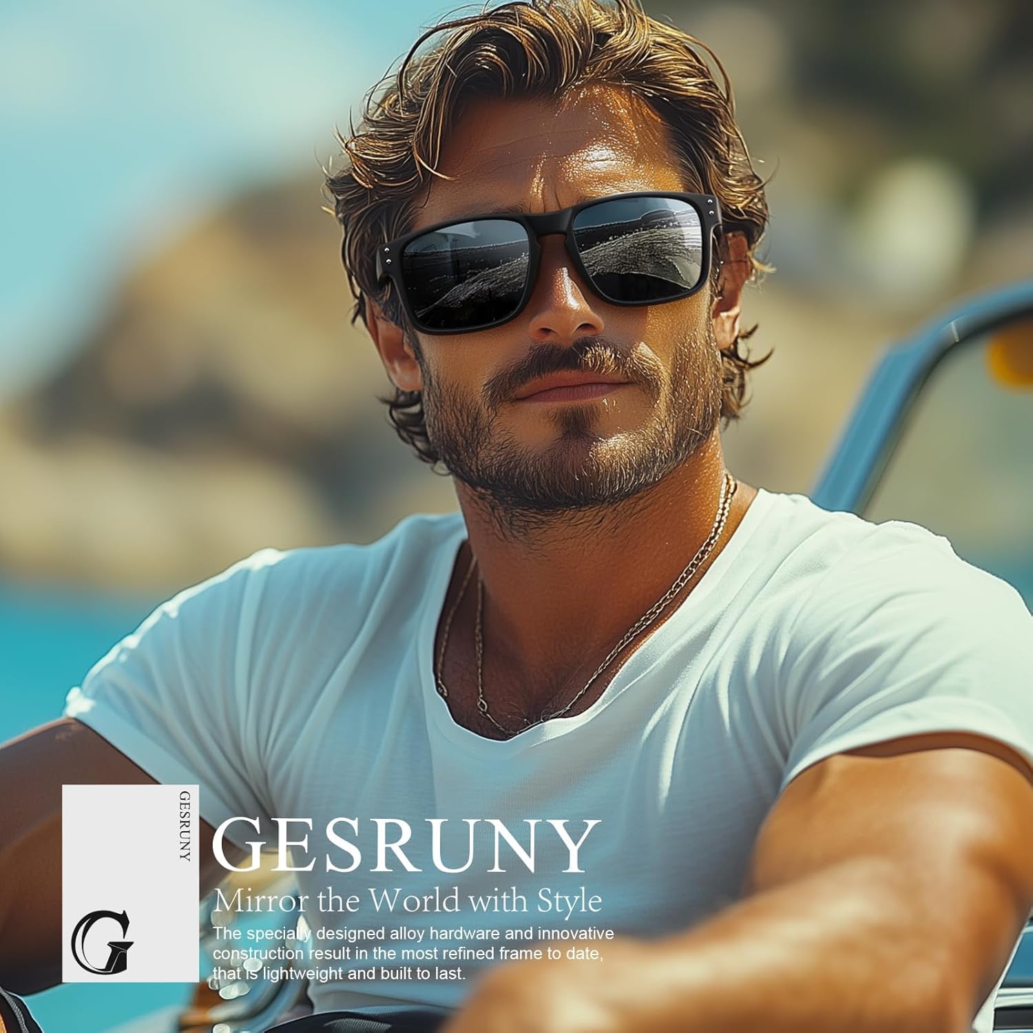 Polarized Sunglasses | Classic Sport Shades for Men & Women - UV400 Protection for Driving & Outdoor Activities