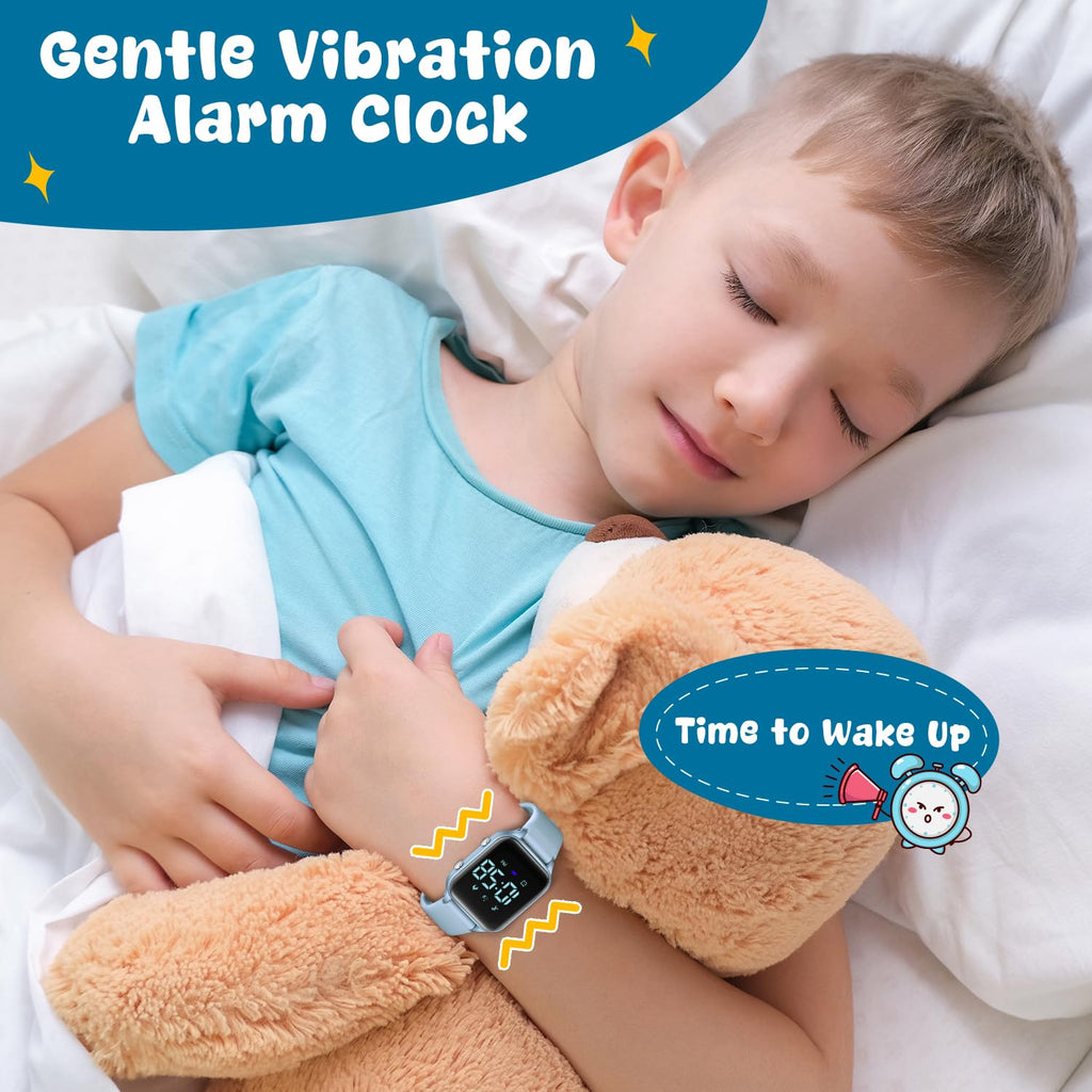 Timever Kids Digital Watches for Boys Girls, Sports Watch with Fitness Tracker, Pedometer, Alarm Clocks, Stopwatch, No App Needed Waterproof Kids Watch, Gift for Teens Student Girls Boys Ages 5-14