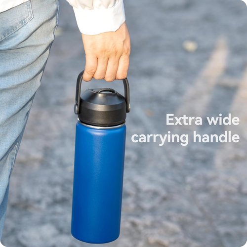 Hydro Flask Straw Lid - Silicone Nozzle for 12-64 oz Wide Mouth Bottles | Water Bottle Accessory