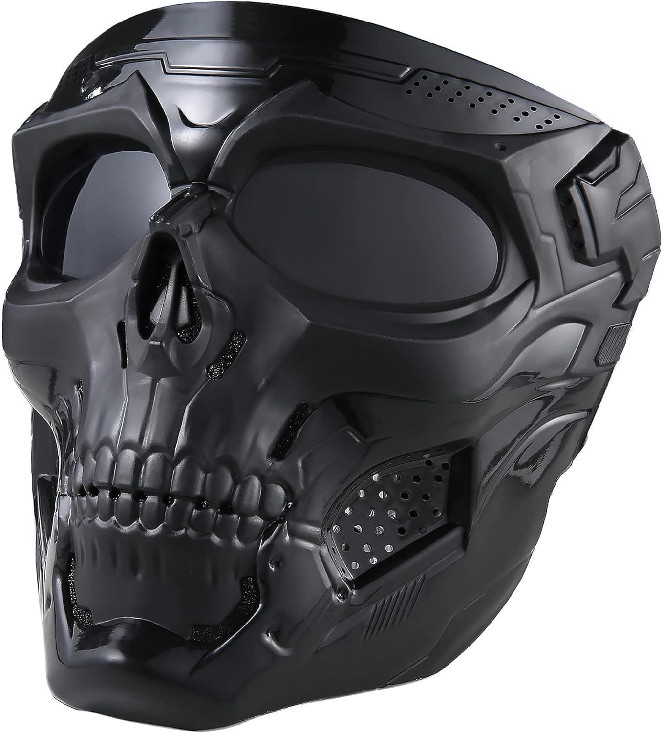 Skiennix Skull Mask - Full Face Tactical Mask for CS Survival, Shooting, Cosplay & Halloween
