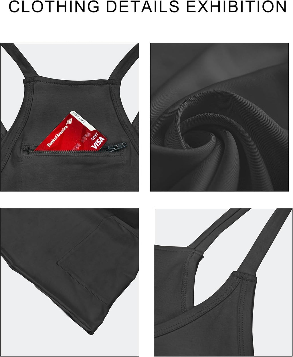 VIUTIL Women's Athletic Dress - Built-In Shorts & Spaghetti Straps | Hot Shot Mini Dress for Summer 2026