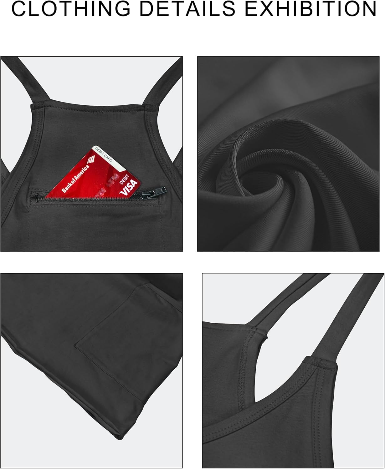 VIUTIL Women's Athletic Dress - Built-In Shorts & Spaghetti Straps | Hot Shot Mini Dress for Summer 2026