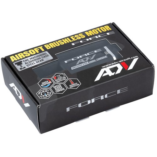 ADV-AIRSOFT Brushless Motor for AEG, CNC Motor for 7.4V-11.1V LiPo (High Torque, Short)