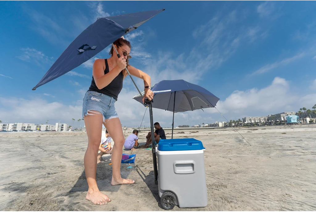 Sport-Brella Outdoor Umbrella - 137cm Diameter, SPF50+ UV Protection for Sun & Rain