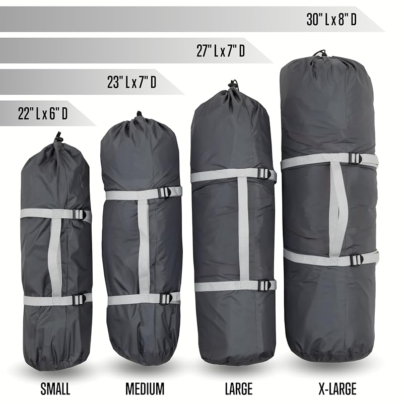 ALPS Mountaineering Tent Bag Gray Large Compression