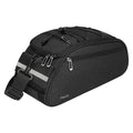 MOSISO Bike Rack Bag, Waterproof Bicycle Trunk Pannier Rear Seat Pouch Cycling Bike Carrier Backseat Storage Luggage Saddle Shoulder Bag, Black