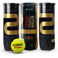 ZUSSET Padel Balls Prime 2025 (3 Pack) | High-Pressure High-Speed Response for Explosive Shots | Reinforced Felt for Extended Durability & Accuracy | Tournament-Ready Padel Ball for Pro Competitions