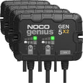 NOCO Genius GEN5X2 Onboard Battery Charger - 2-Bank, 10A, Waterproof 12V Marine Charger for Lead-Acid & Lithium Batteries