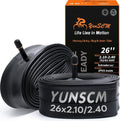 **Regine Switzerland Heavy Duty Bike Tubes - 26" AV32mm Schrader Valve | 2-Pack for 26X2.10-2.40 Tires**