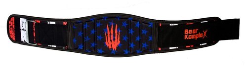 Bear KompleX Weight Lifting Belt for Men & Women - 6" Adjustable, Comfortable & Low Profile Heavy Duty Belt for Powerlifting, Cross Training, Squats & Deadlifts