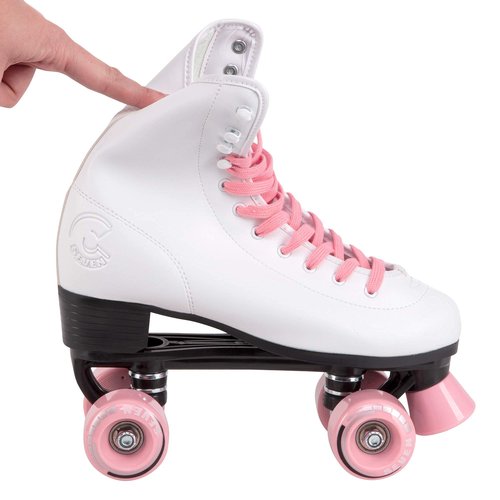 C SEVEN C7skates Quad Roller Skates | Retro Design (Candy Pink, Women's 10 / Men's 9)