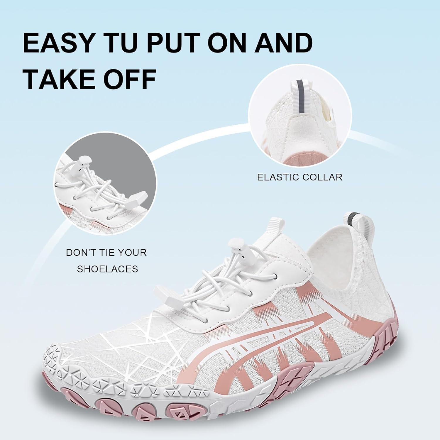 Skiennix Barefoot Shoes - Pro-Healthy Non-Slip Water Footwear for Men & Women | Wide Toe Running Sneakers