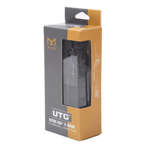 UTG Recon 360 TL Bipod, 7"-9" Center Height, M-LOK
