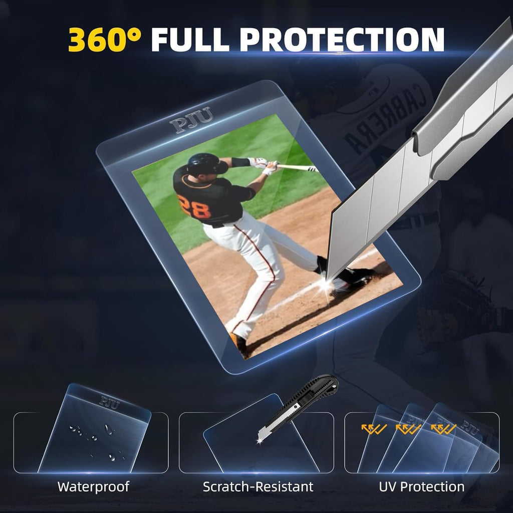 PSA Semi Rigid Card Holders & Sleeves - 1000ct Protectors for Graded Cards | Baseball & Trading Cards