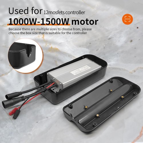 HUDAMZKY Electric Bicycle/Electric Scooter Controller Box, Eike Conversion Component, Motor Controller Box, Super Large Controller Box (Large Size: 9.8 Inches x 4.1 Inches x 2.9 Inches)