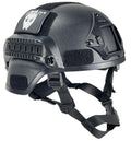 ATAIRSOFT Tactical Airsoft Paintball MICH 2000 Helmet with Side Rail & NVG Mount Black