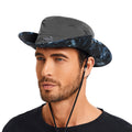 BASSDASH UPF 50+ Patterned Under Brim Foldable Lightweight Bucket Sun Hats for Fishing Hiking Safari Men Women FH18