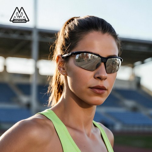 VOZAPOW Polarized Sports Sunglasses for Men Women Youth, UV400 Protection Cycling Glasses for Running Baseball Softball