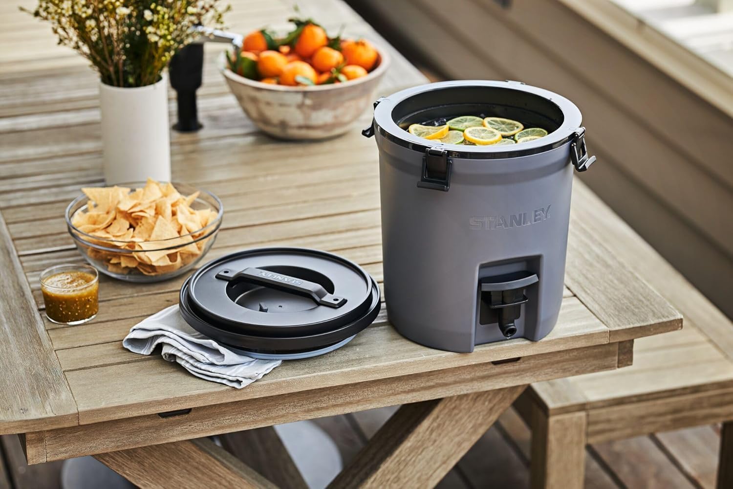 Stanley Adventure 2 Gallon Water Jug - Leakproof Insulated Beverage Cooler with Easy Pour Spigot | BPA-Free