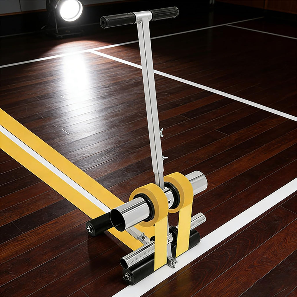 Yellow Floor Marking Tape 2 Inch x 216 Feet, Durable Non-Abrasive Tape for Indoor Outdoor School Gym Stadium Crowded Areas