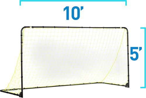 Franklin Sports Competition Soccer Goals - Portable Steel Goals for Backyard Play - Adult & Youth Sizes Available