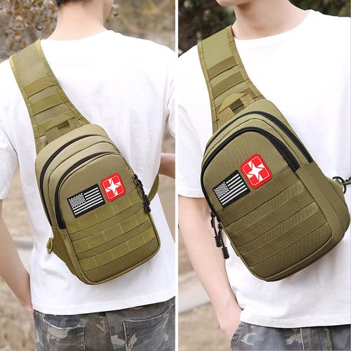 Survival Kit, 151 Pcs First Aid Kit Survival Gear and Supplies Emergency Kit with Bug Out Bag Tactical Military Grade Molle IFAK for Camping, Earthquake, Hiking, Hunting, Gifts for Men Dad (Khaki)
