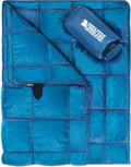 covacure Camping Blanket - Outdoor Travel Blanket, Packable, Puffy Blanket, Lightweight & Warm Quilt for Camping, Hiking, Backpacking, Outdoors, Travel, Beach
