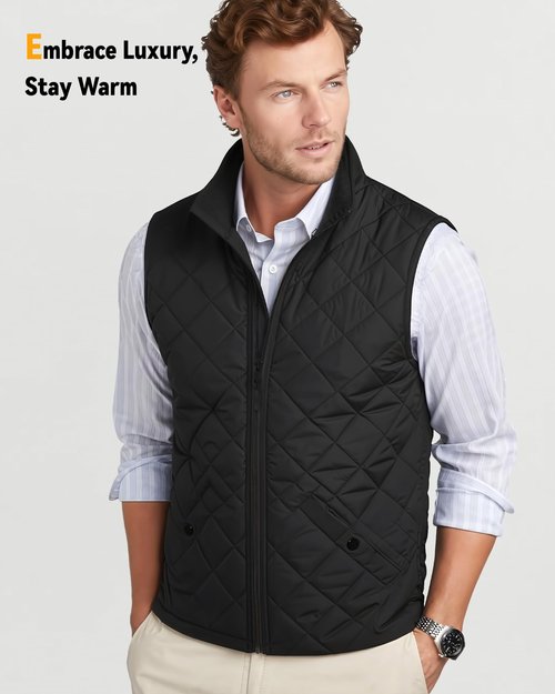 Men Puffer Heated Vest Battery Pack Included Rechargeable Electric Jacket Happy Birthday Gifts for Adult Men Guy Women Who Have Everything Want Nothing Dad Guys People Christmas Cool Special Present