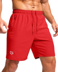 G Gradual Men's Athletic Running Shorts - Quick Dry with Zipper Pockets | 7"/5"/9" Workout Gym Shorts for Basketball & Hiking