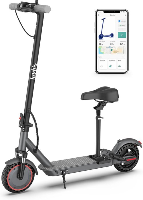 Joyhis Electric Scooter for Adults - Fast 19/22MPH, 15/22 Mile Range, 8.5"/10" Tires | Folding E-Scooter with Dual Suspension & App Control