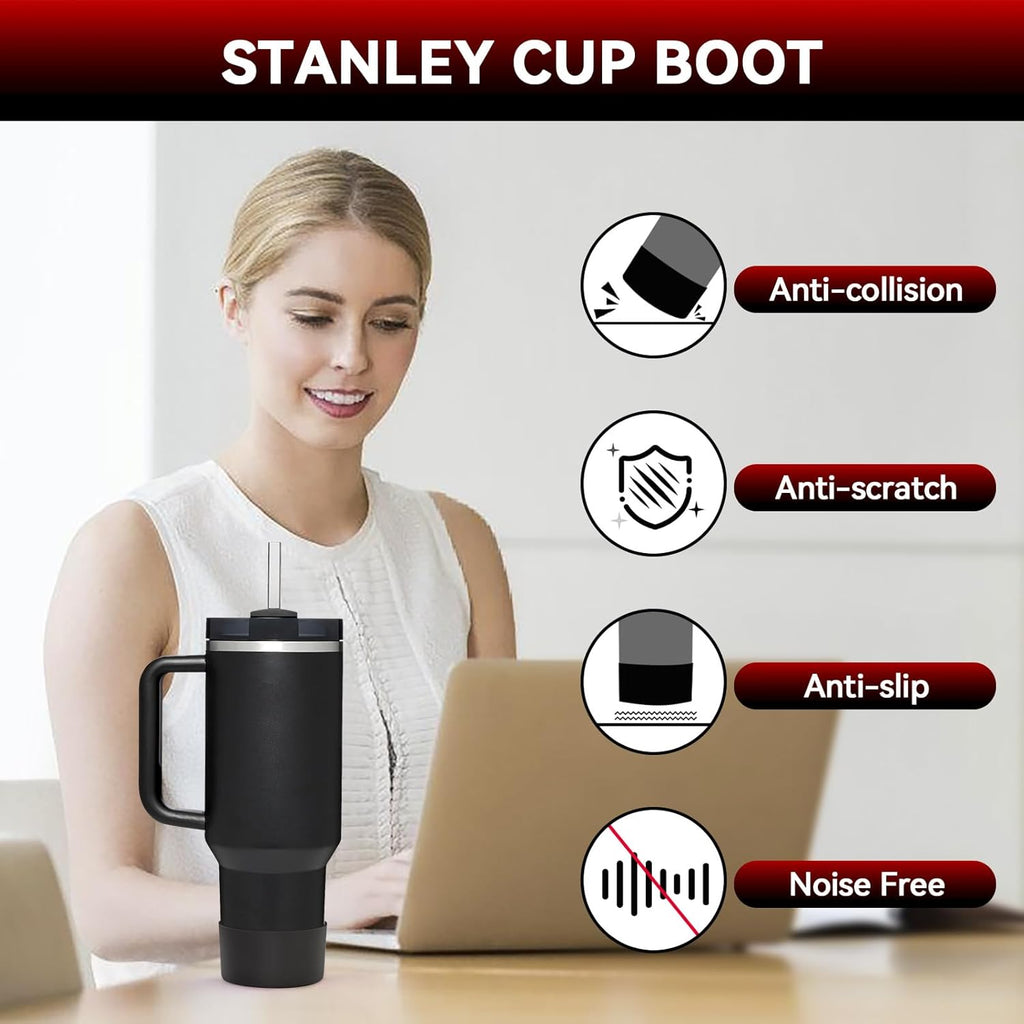 PICcircuit Silicone Bottoms for Stanley Boot | 2PCS for 40oz, 30oz, 20oz Bottles & Hydro Flask Tumblers