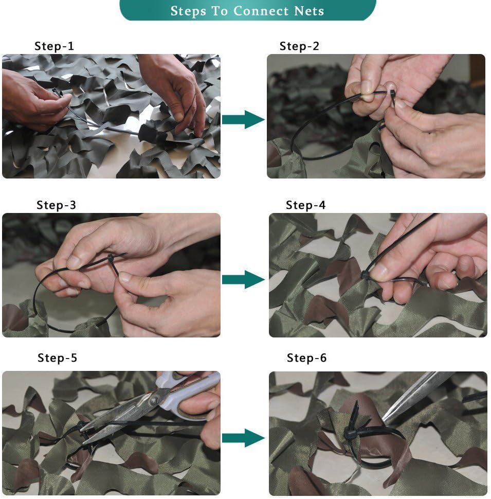 Sitong Camo Netting Roll - Versatile Hunting & Military Decoration | Sunshade, 6x10 Feet
